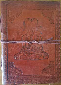 5" x 7" Buddha leather blank book w/cord 5" x 7" Buddha leather blank book w/cord