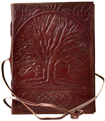 Sacred Oak Tree leather w/cord Sacred Oak Tree leather w/cord