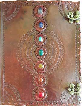 Chakra leather w/ latch Chakra leather w/ latch