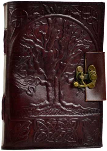 Tree of Life leather w/ latch Tree of Life leather w/ latch