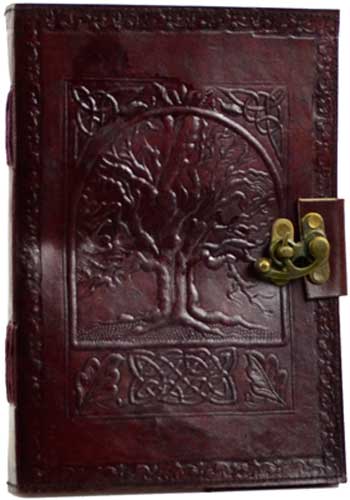 Tree of Life leather w/ latch Tree of Life leather w/ latch
