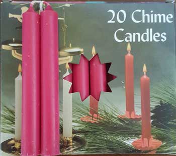 Pomegranate Chime candle 20pk Pomegranate Chime candle 20pk