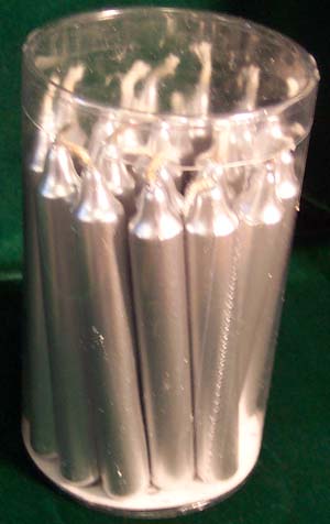 Silver Chime Candle 20pk Silver Chime Candle 20pk