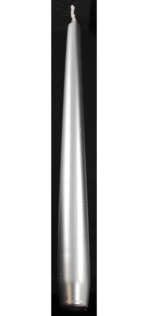 9" Silver taper 9" Silver taper