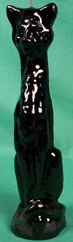 6"-7" Black Cat candle 6"-7" Black Cat candle