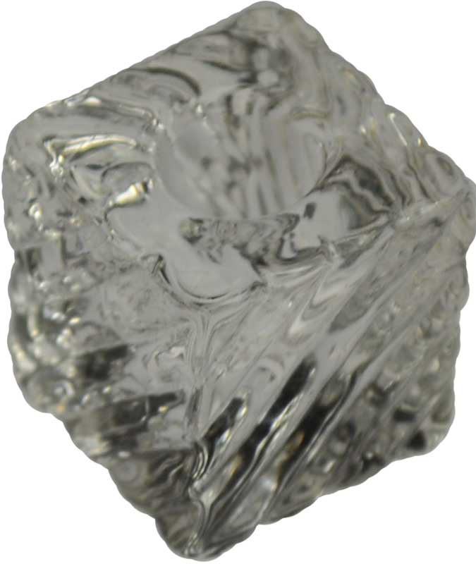 Swirl clear Square glass holder Swirl clear Square glass holder