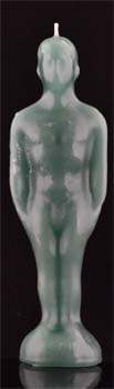 Green Male candle Green Male candle