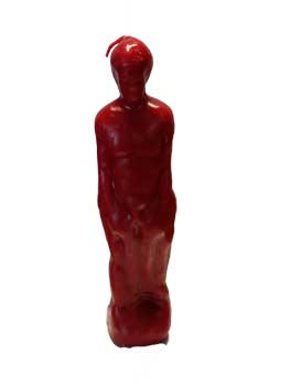 Red Male candle Red Male candle