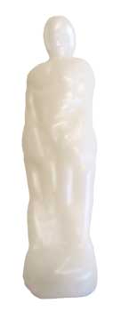 White Male candle White Male candle