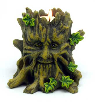 3 1/2" Tree Man tealight holder 3 1/2" Tree Man tealight holder