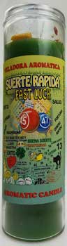 Fast Luck (Suerte Rapida) aromatic jar candle Fast Luck (Suerte Rapida) aromatic jar candle