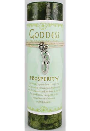Prosperity Pillar Candle W Goddess Prosperity Pillar Candle W Goddess