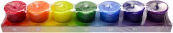 7 Pack Chakra votive 7 Pack Chakra votive