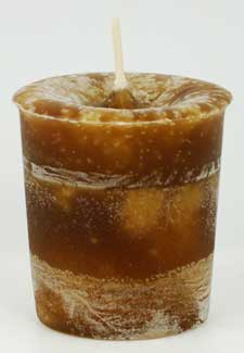 Problem Solving Herbal votive - brown Problem Solving Herbal votive - brown