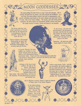 Moon Goddess poster Moon Goddess poster