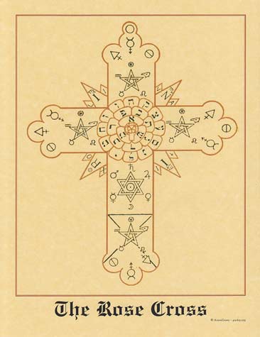 Rose Cross poster Rose Cross poster