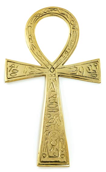 Brass Ankh 4"x7 1/4" Brass Ankh 4"x7 1/4"