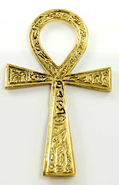 Ankh brass 2 3/8" x4 " Ankh brass 2 3/8" x4 "