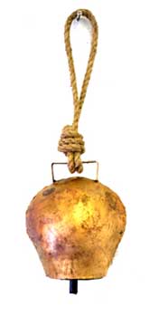 4 1/2" Harmony Bell with rope 4 1/2" Harmony Bell with rope