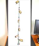 42" 6 Cow Bells brass on string 42" 6 Cow Bells brass on string