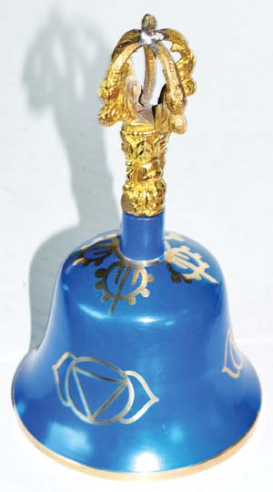 5 1/2" Blue Tibetan Bell (note E) 5 1/2" Blue Tibetan Bell (note E)