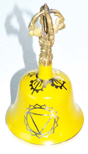 5 1/2" Yellow Tibetan Bell (note G)