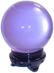 95 mm Lavender crystal ball 95 mm Lavender crystal ball