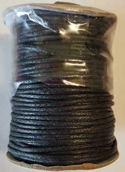 Black Cotton Cord 2mm 1 yd Black Cotton Cord 2mm 1 yd