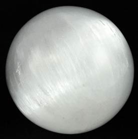 3" White Selenite crystal ball 3" White Selenite crystal ball