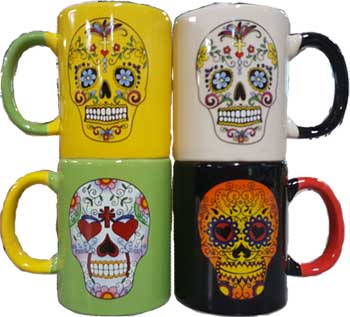 Set of 4 Day Dead Mugs Set of 4 Day Dead Mugs