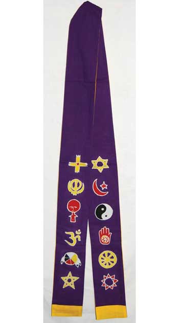 Minister Stole purple/gold Minister Stole purple/gold