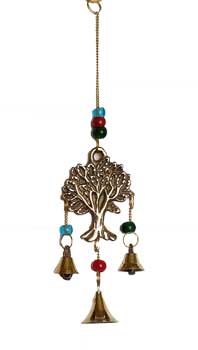 9" Tree of Life brass chime 9" Tree of Life brass chime