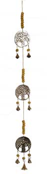 29" 3 Tree of Life brass chime 29" 3 Tree of Life brass chime