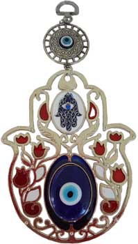 Fatima Flower Evil Eye wall hanging Fatima Flower Evil Eye wall hanging
