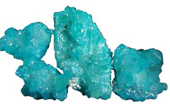 5# Quartz cluster with Turquoise color 5# Quartz cluster with Turquoise color