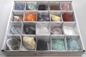 Flat of 20 Large Stones & Crystals Flat of 20 Large Stones & Crystals