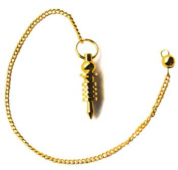 gold plated pendulum gold plated pendulum