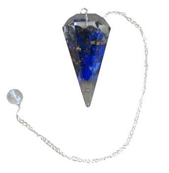 Lapis Orgone pendulum Lapis Orgone pendulum