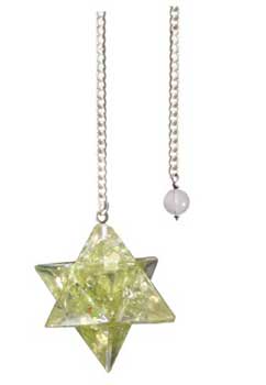 Merkaba Peridot Orgone pendulum Merkaba Peridot Orgone pendulum