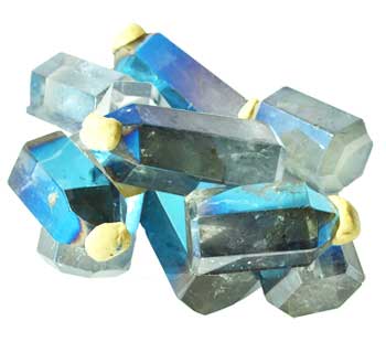 1 lb Angel Aqua Blue Crystal points 1 lb Angel Aqua Blue Crystal points