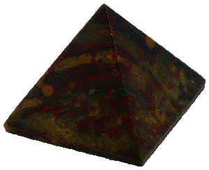 30- 35mm Bloodstone pyramid 30- 35mm Bloodstone pyramid