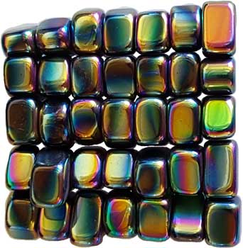 1 lb Magnetic Hematite Rainbow tumbled stones 1 lb Magnetic Hematite Rainbow tumbled stones