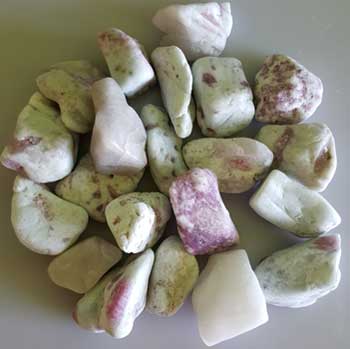 1 lb Tourmaline, Pink tumbled stones 1 lb Tourmaline, Pink tumbled stones