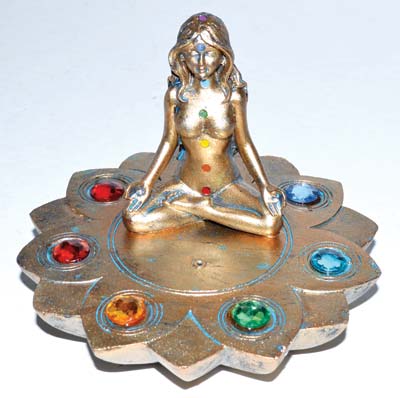 3" Goddess 7 Chakra burner 3" Goddess 7 Chakra burner