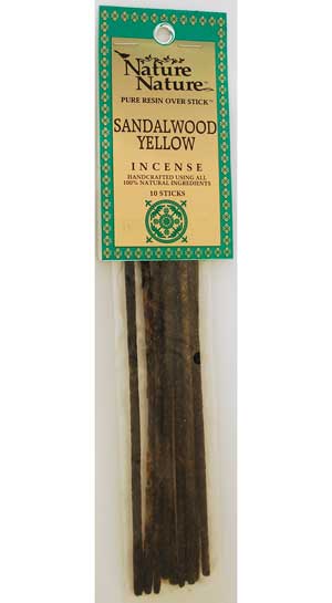 Sandalwood Yellow stick 10pk Sandalwood Yellow stick 10pk