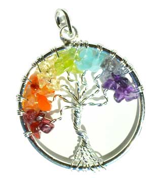 7 Chakra Tree of Life pendant 7 Chakra Tree of Life pendant