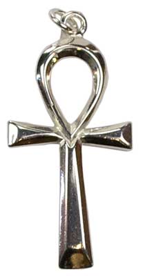 1 1/2" Ankh sterling 1 1/2" Ankh sterling