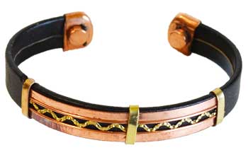 Copper & Leather Magnetic bracelet Copper & Leather Magnetic bracelet