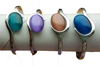 magnetic Cat's Eye Rhodiom 1 oval bracelet various stones magnetic Cat's Eye Rhodiom 1 oval bracelet various stones