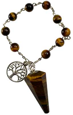 Tiger's Eye pendulum bracelet Tiger's Eye pendulum bracelet